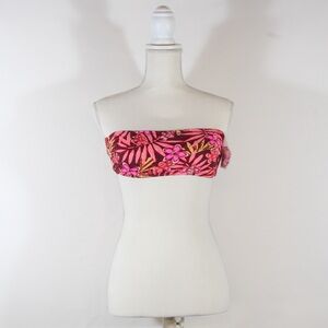 Xhilaration Bandeau Floral Tropical Womens Juniors Bikini Swim Top NWT